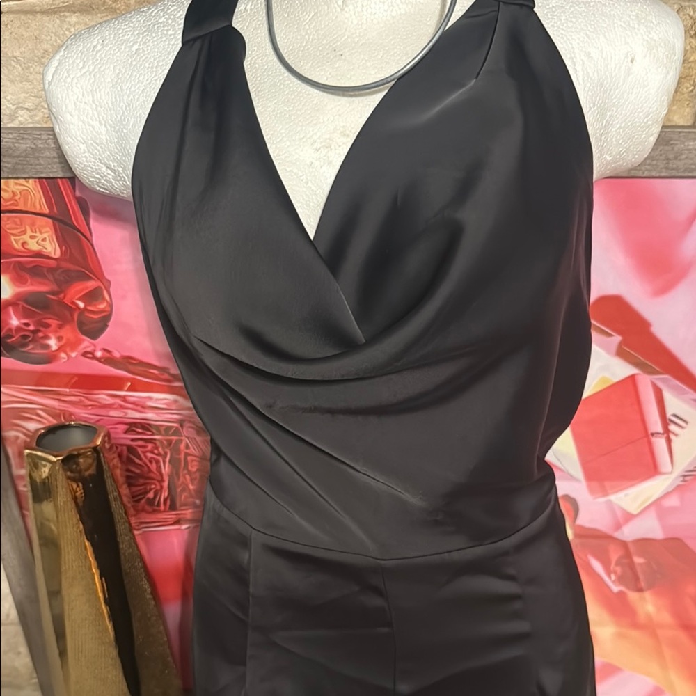 19 Cooper Black Halter Jumpsuit